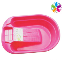 Plastic Washing Basin with Washboard for Home (SLP035)